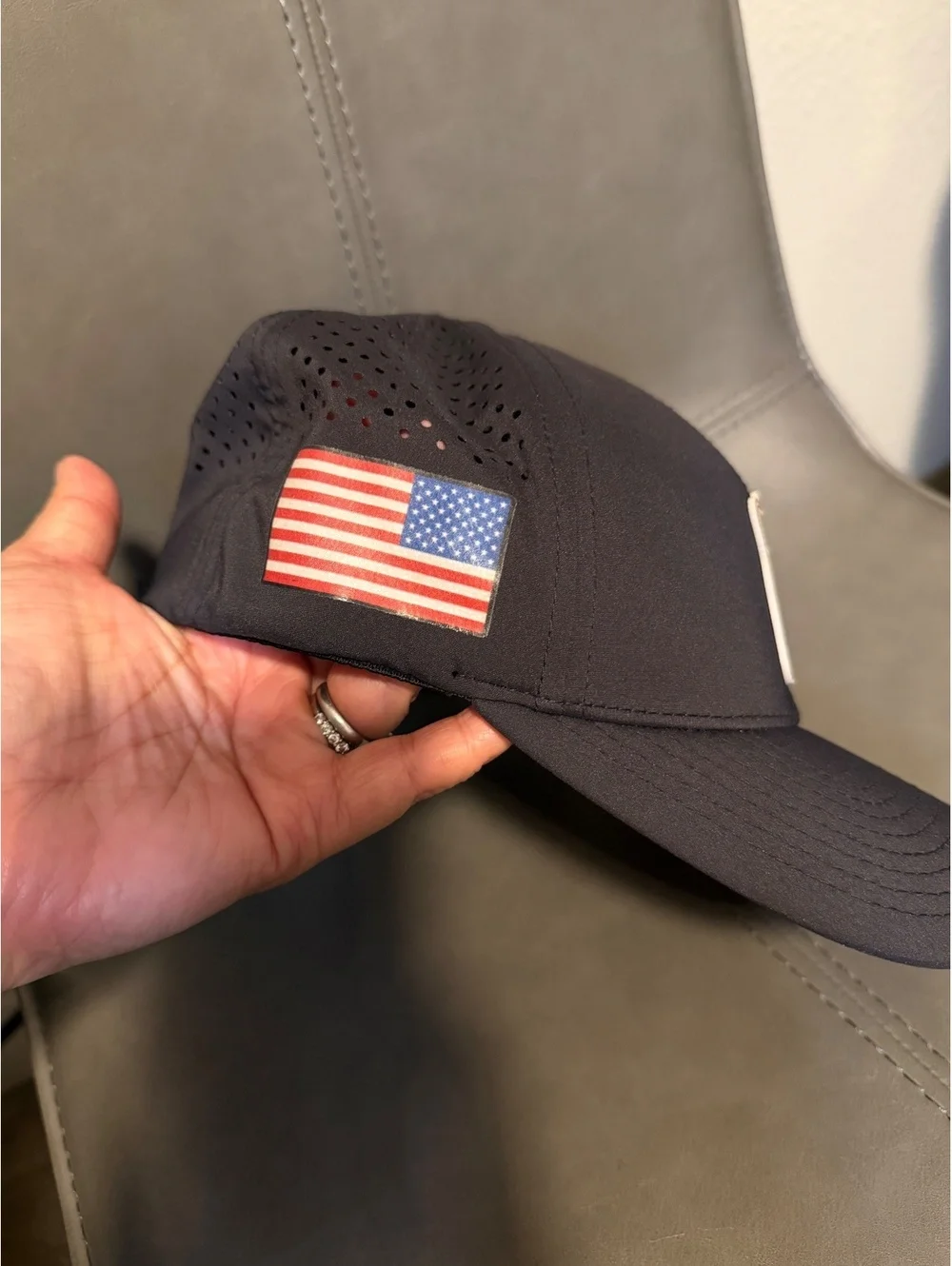 Branded Bills Flexfit 110 Del Rio Country Club PGA Hope Golf Hat Hook Loop Cap